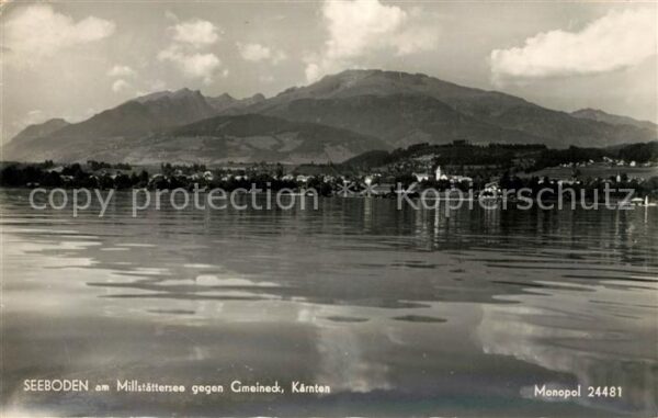 Seeboden Millstaettersee mit Gmeineck