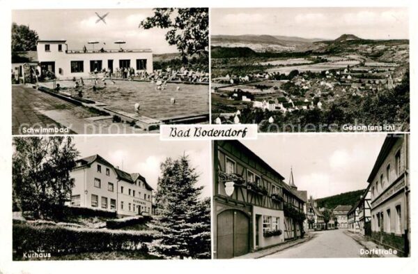 Bad Bodendorf Schwimmbad Panorama Kurhaus Dorfstrasse