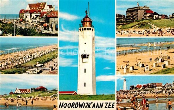 Noordwijk aan Zee  Strandpartien Hotels Leuchtturm