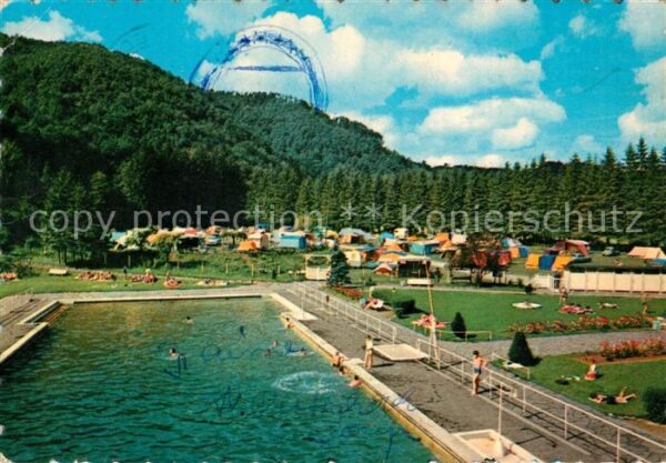 Malmedy Wallonie Schwimmbad Camping