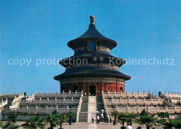 Peking Pekin Beijing The Hall of Prayer in the Temple of Hea