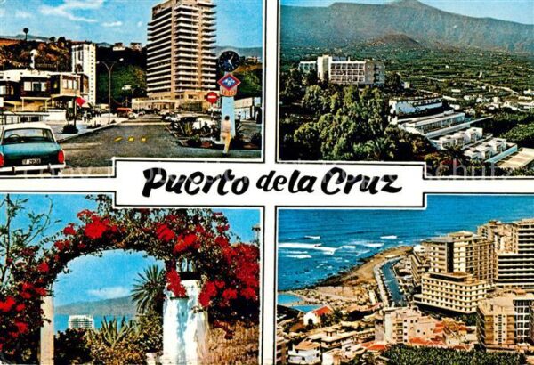 Puerto de la Cruz Strassenpartie Panorama Torbogen Strand