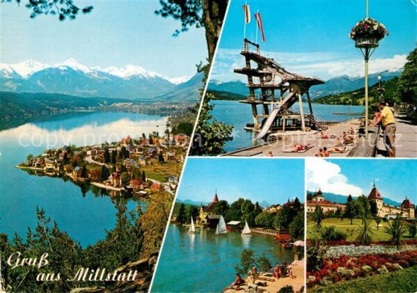 Millstatt Millstaettersee Thermozon Hallenbad Sprungturm Stift un