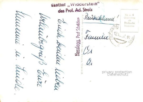 Schroecken Vorarlberg Bregenzwald mit Braunartspitze – Bild 2