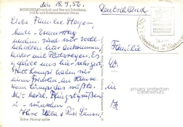 Mondsee Salzkammergut mit Schafberg – Bild 2