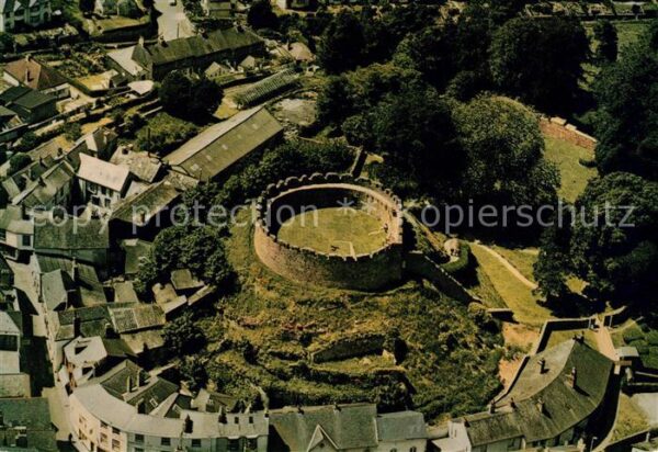 Devon Exeter Totnes Castle Air view