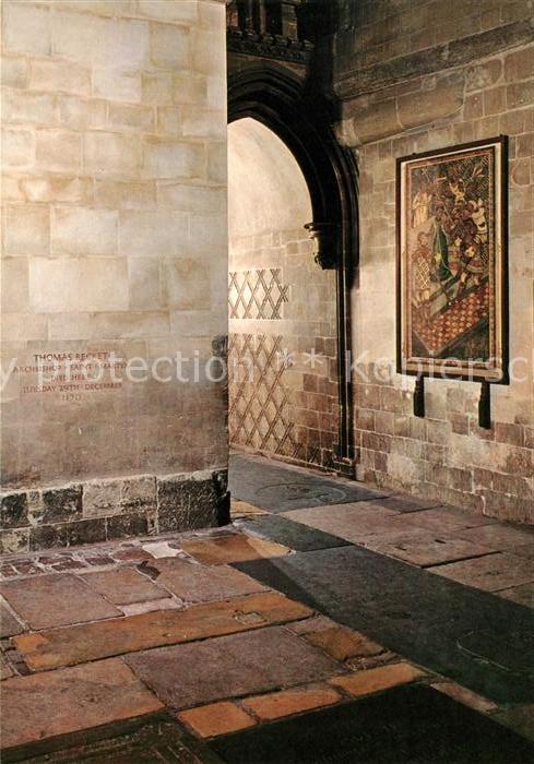 Canterbury Kent Canterbury Cathedral The Martyrdom