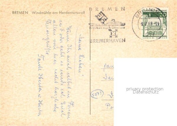 Bremen Windmühle am Herdenstorwall – Bild 2