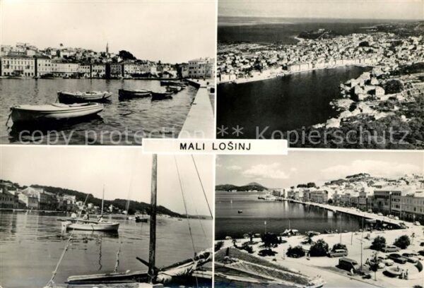 Mali Losinj Hafenpartien Panorama