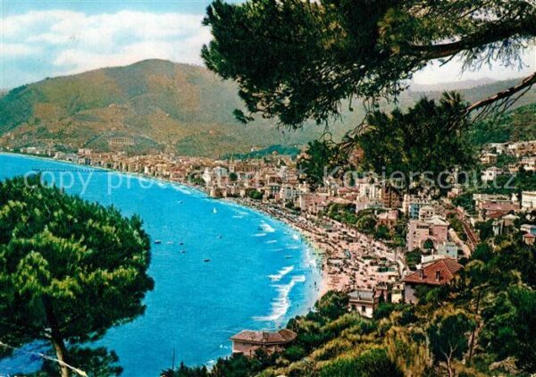 ALASSIO Savona Liguria IT Blumenküste Panorama
