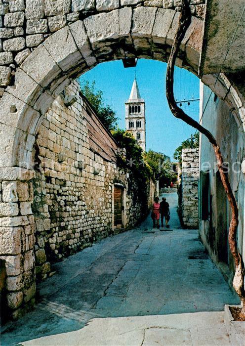 Rab Croatia Der Kathedralenturm
