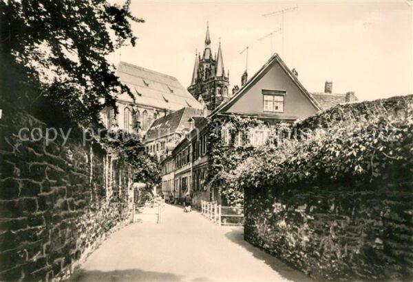 Erfurt Stiftsgasse mit Domblick