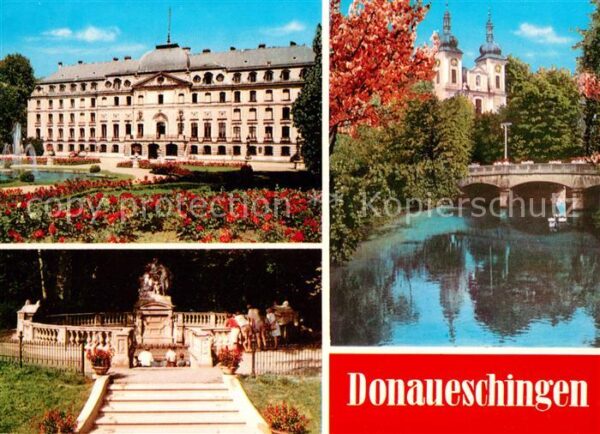 Donaueschingen Schloss Park Brücke