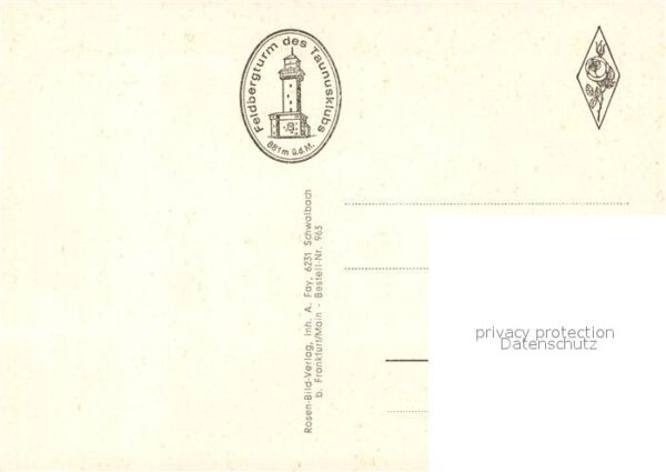 Grosser Feldberg Taunus Königstein Eppstein Kronberg Weilburg O – Bild 2