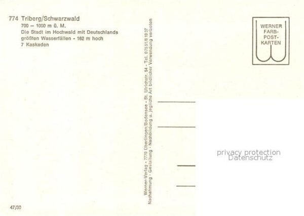 Triberg Schwarzwald Wasserfälle Stadthalle – Bild 2