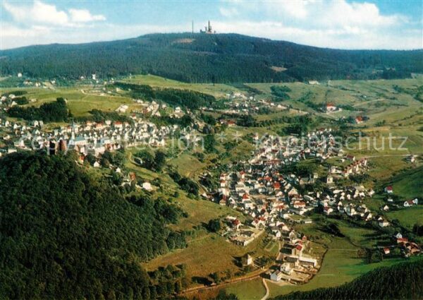 Niederreifenberg Fliegeraufnahme mit Feldbergblick