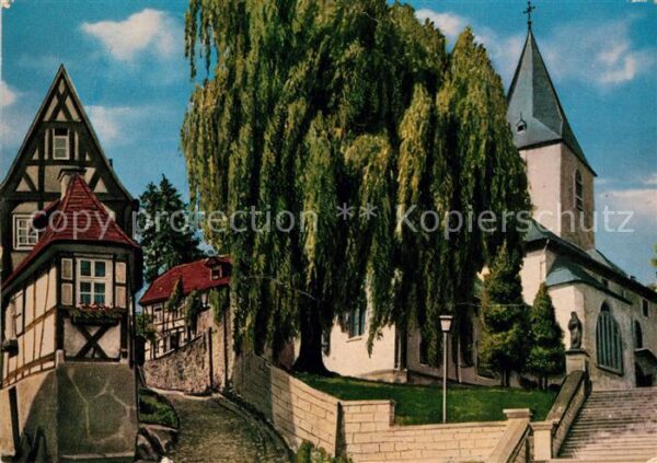 Bad Orb Kleinstes Haus mit kath Kirche