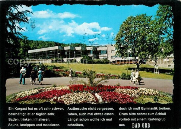Bad Orb Kurpark mit Leopold Koch Bad