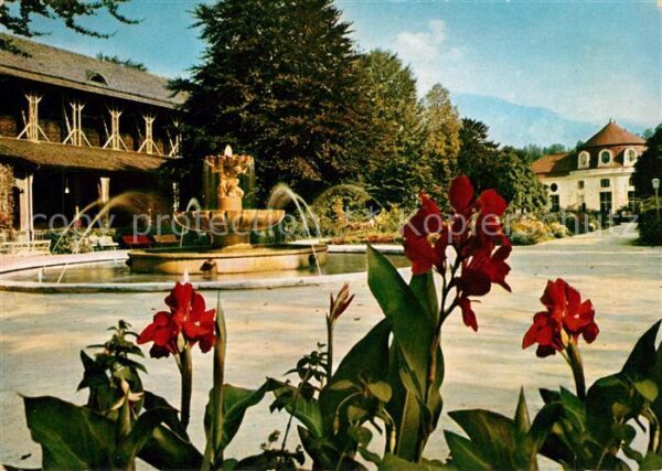 Bad Reichenhall Kurpark Brunnen
