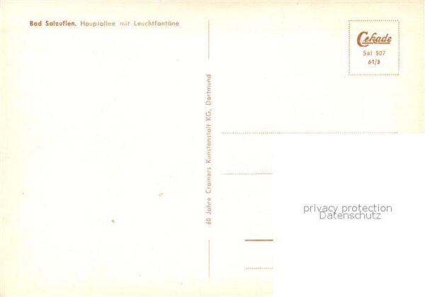 Bad Salzuflen Hauptallee mit Leuchtfontäne – Bild 2