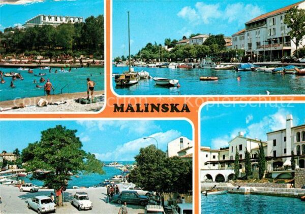 Malinska Haludovo Schwimmbad Bootsliegeplatz Hafen