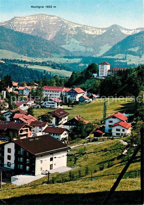 Oberstaufen mit Schlossberg Klinik und Hochgrat