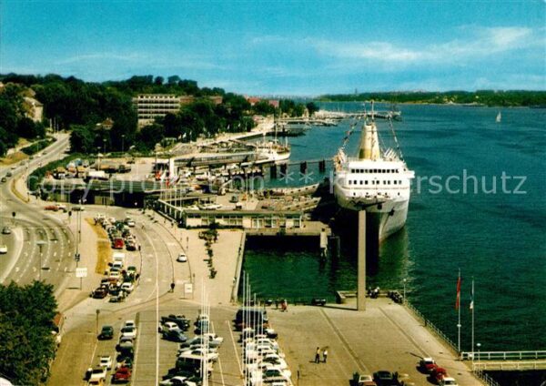 Kiel Oslokai mit Fährschiff Prinsesse Ragnhi