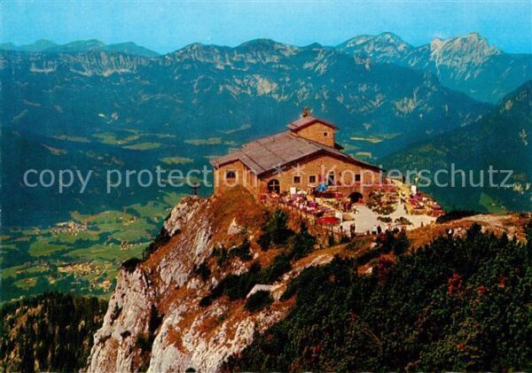 Kehlsteinhaus Fliegeraufnahme mit Lattengebirge Zwies