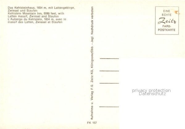 Kehlsteinhaus Fliegeraufnahme mit Lattengebirge Zwies – Bild 2