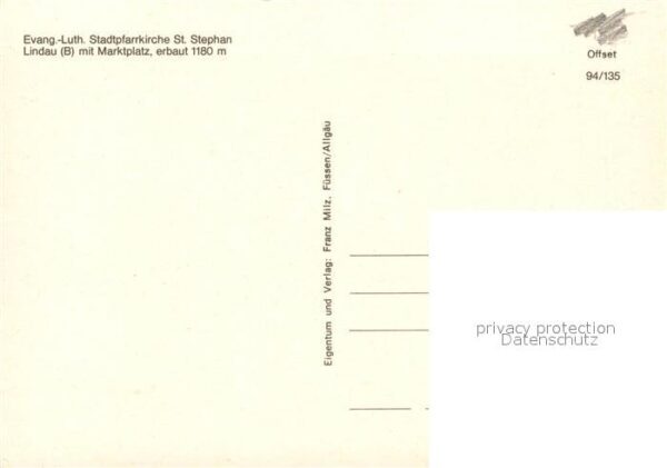 Lindau Bodensee Ev luth Stadtpfarrkirche St Stephan – Bild 2