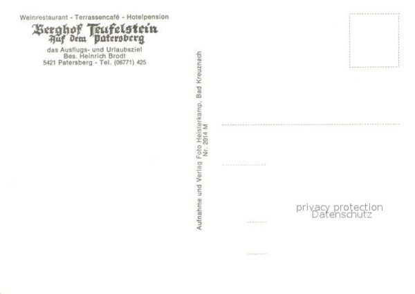 Patersberg Burg Reichenberg Berghof Teufelstein Ga – Bild 2