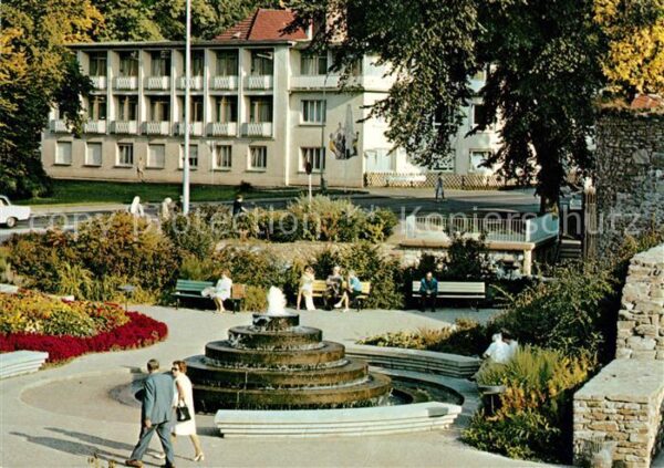 Bad Orb Brunnen am Untertor mit Spessartsanator