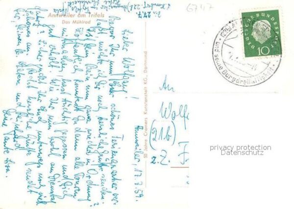 Annweiler Trifels Das Mühlrad – Bild 2