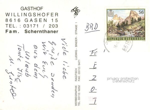 Gasen Gasthof Willingshofer Gaststube Terrass – Bild 2