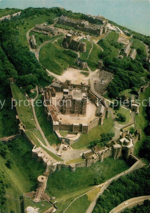 Dover Kent UK Burg Fliegeraufnahme