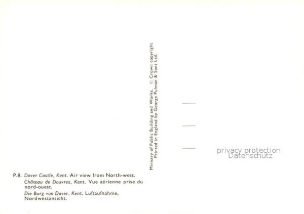 Dover Kent UK Burg Fliegeraufnahme – Bild 2