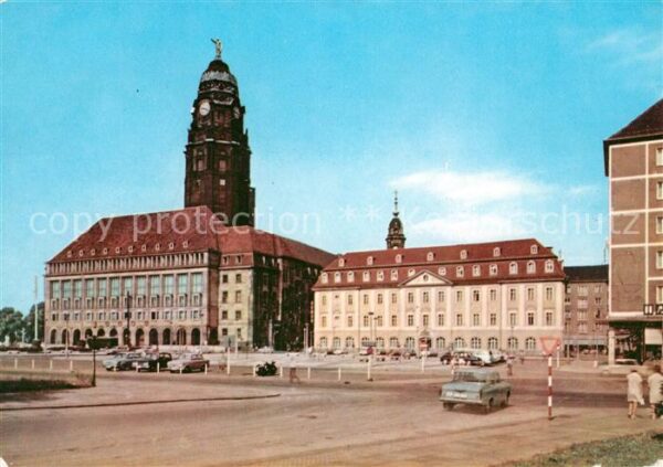 Dresden Rathaus und Gewandhaus