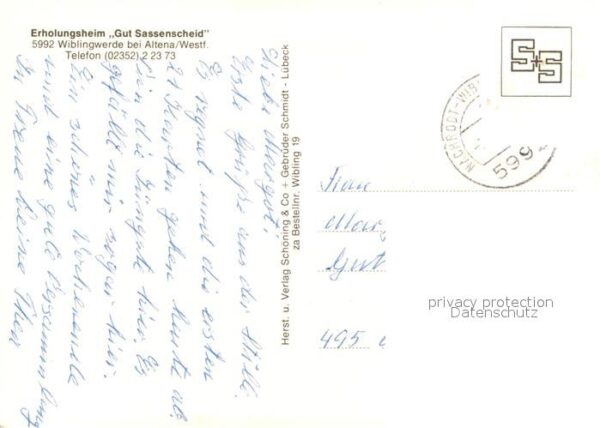 Wiblingwerde Erholungsheim Gut Sassenscheid – Bild 2