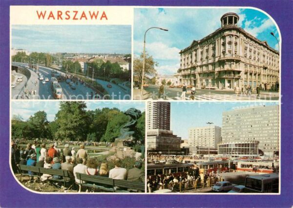 Warszawa Mariensztat Hotel Bristol Pomnik Fryder