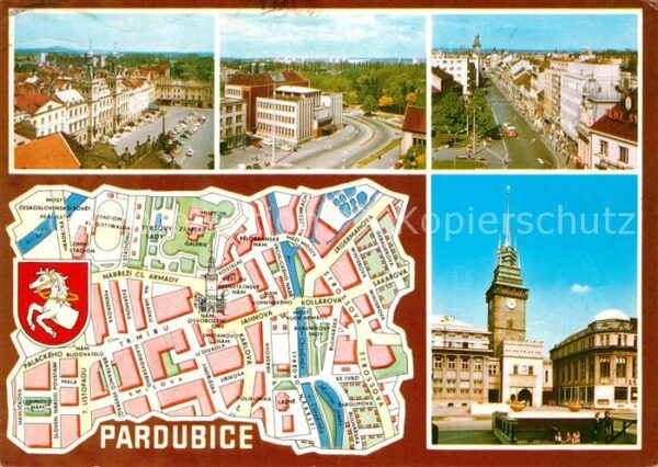 Pardubice Pardubitz Pernstejnske namesti Stredni prumyslova