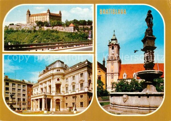 Bratislava Pressburg Pozsony Hrad Slovenske narodne divadio Rolandov