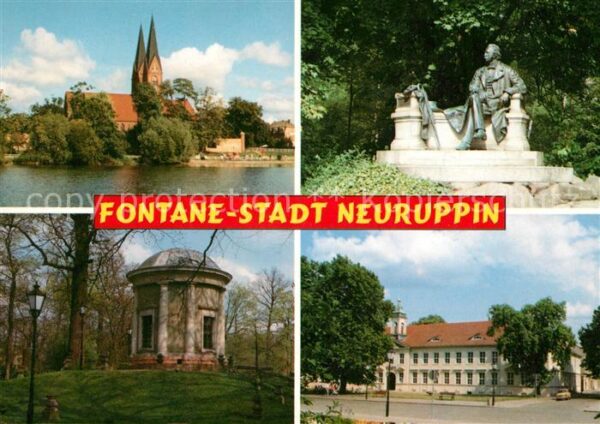 Neuruppin Kirche Neuruppiner See Fontane Denkmal