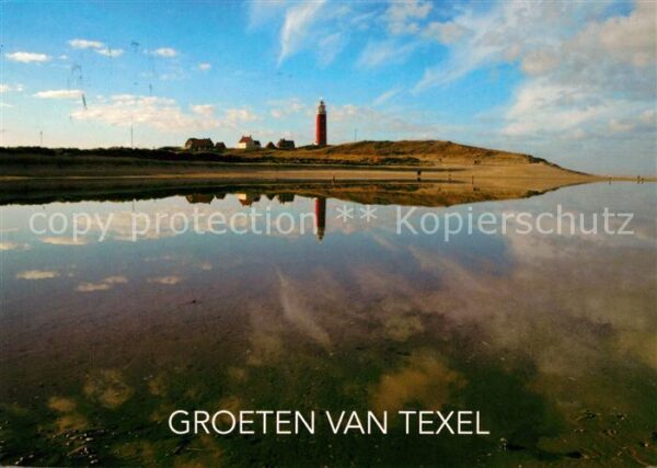 Texel Leuchtturm Fliegeraufnahme