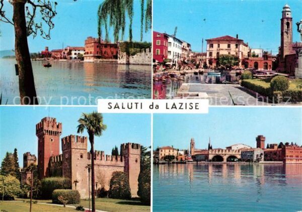 Lazise Lago di Garda Teilansichten Castell
