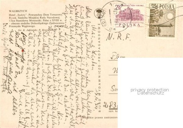 Walbrzych Waldenburg Hotel Sudety Dom Towarowy Rynek Siedzib – Bild 2
