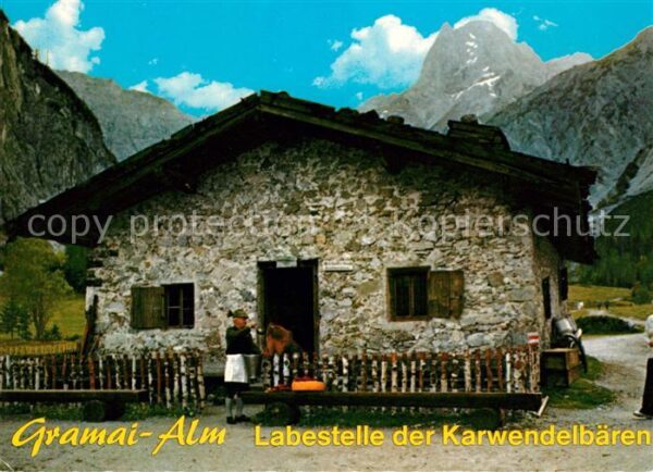 Gramaialm Labestelle der Karwendelbären
