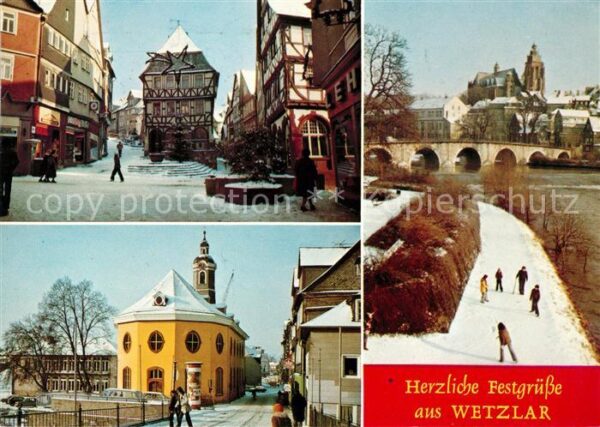 Wetzlar Fachwerkhäuser Brücke Kirche