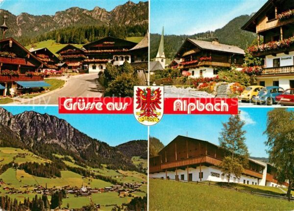 Alpbach Ortsansichten Panorama