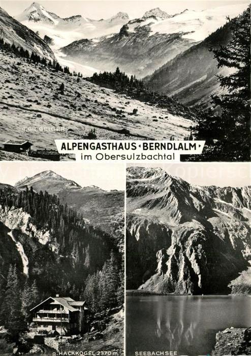 Neukirchen Grossvenediger Almgasthof Berndlalm Obersulzbachtal Se