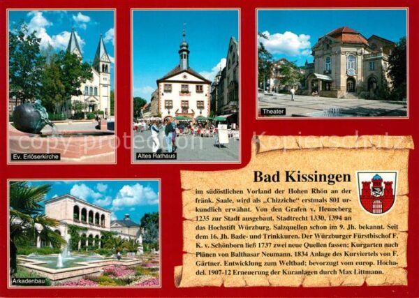 Bad Kissingen Altes Rathaus Erlöserkirche Theater Ark